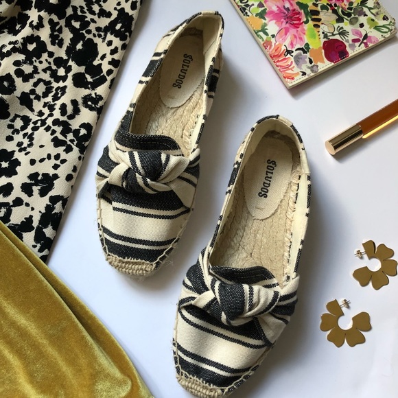 Soludos Shoes - Soludos Knotted Platform Smoking Shoes